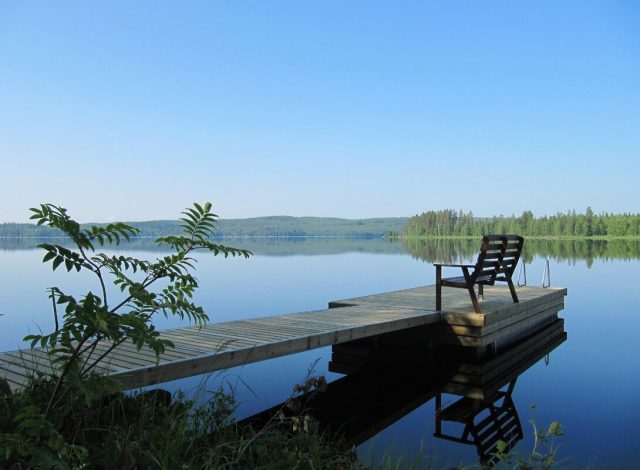 Pier and a lake